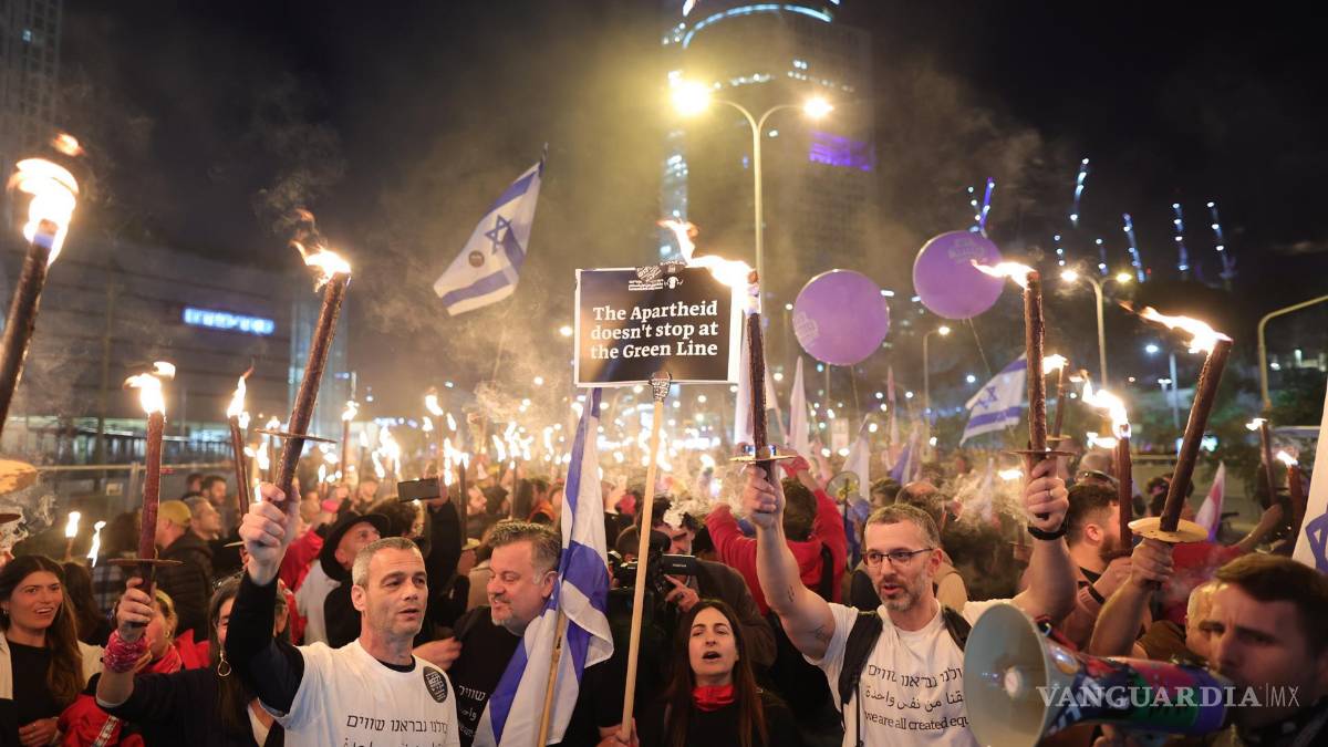 Miles de Israelíes protestan contra las de reformas al sistema judicial impulsadas por Benjamin Netanyahu