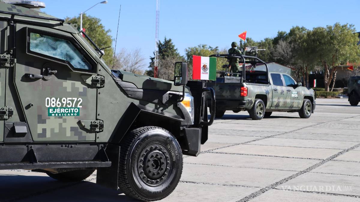 Coahuila, sexta entidad con más elementos del Ejército, Marina y Guardia Nacional que policías en las calles