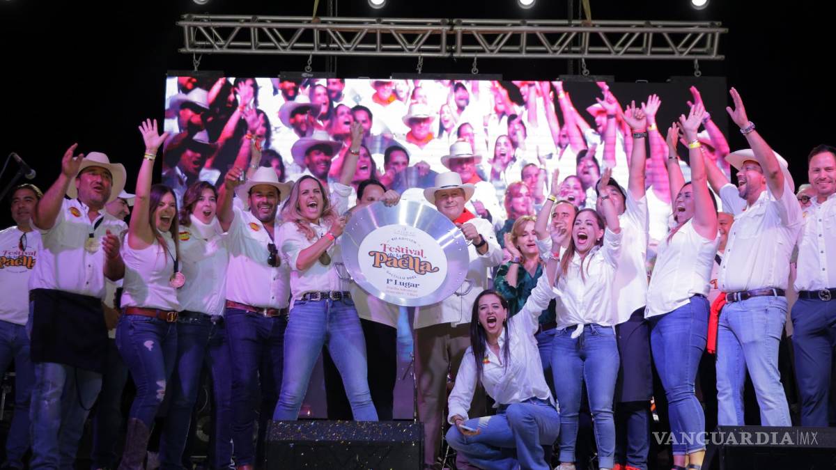 Premian a los ganadores del Festival de la Paella Saltillo 2022