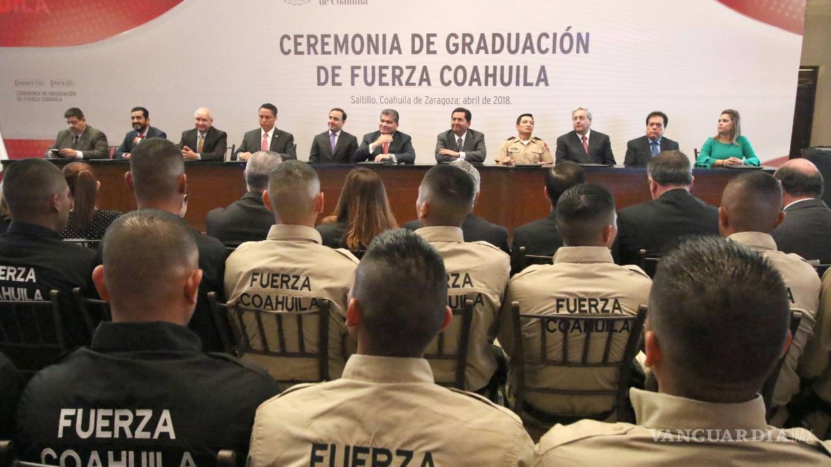 Egresan de Academia 95 cadetes; se sumarán a Fuerza Coahuila