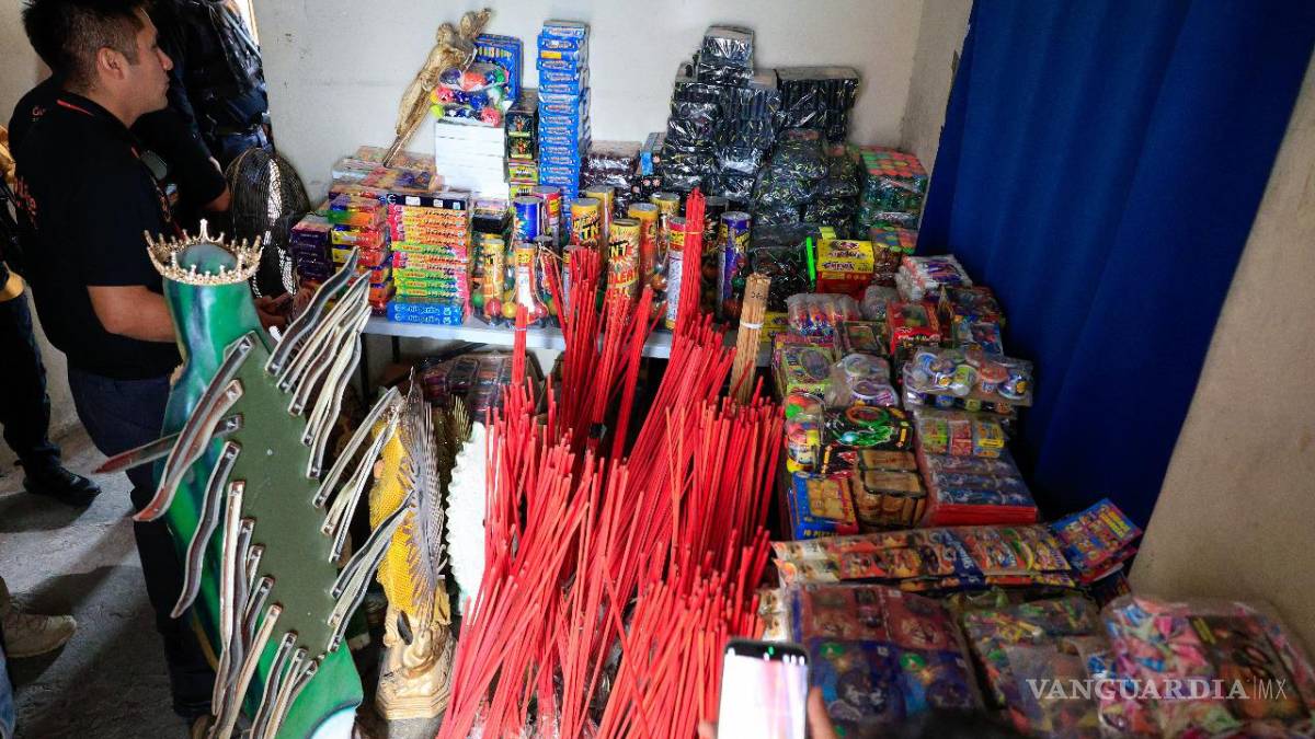 Más de una tonelada de pirotecnia es decomisada en Guadalupe, Nuevo León