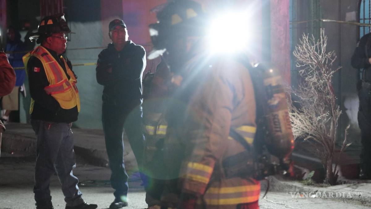 Cuatro personas pierden la vida en incendio de un domicilio en la Patria Libre de Saltillo
