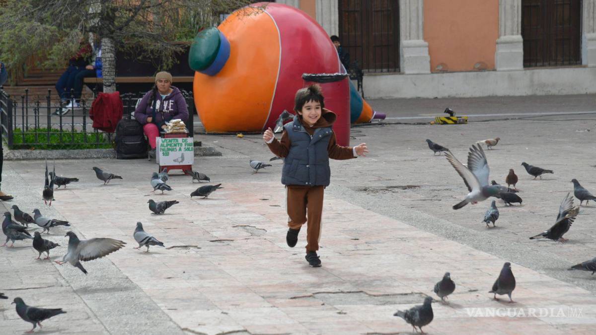 Descansa Saltillo en Navidad, plazas y calles se vacías; estrenan ciudadanos regalos al aire libre