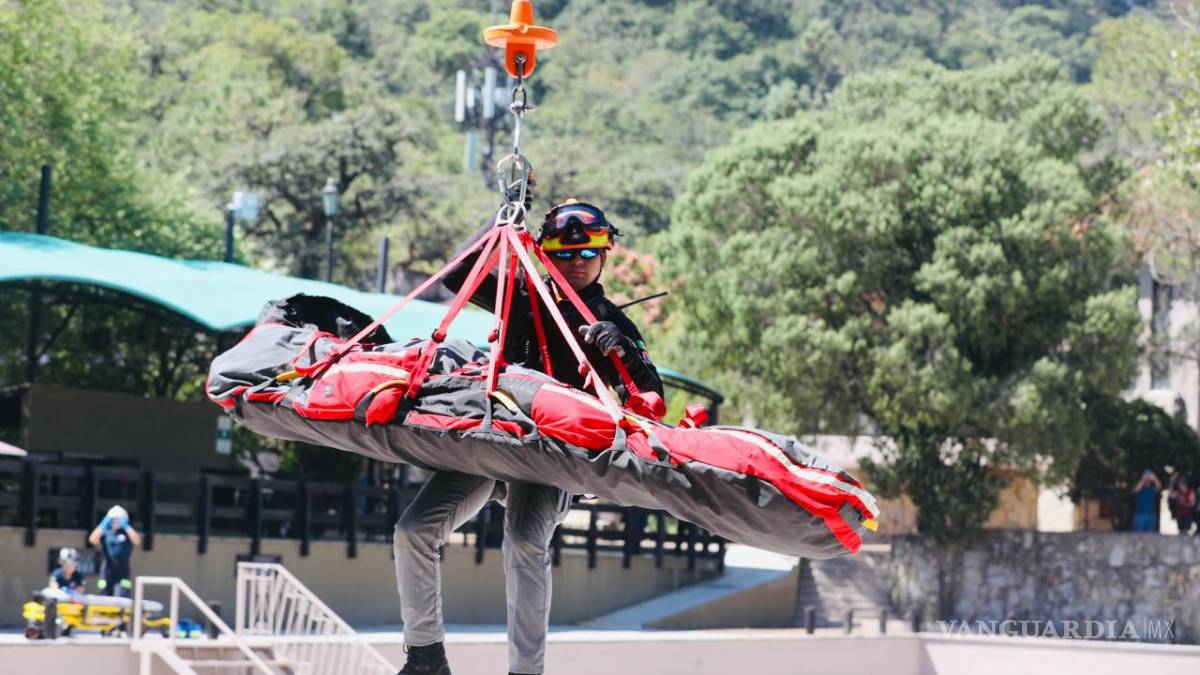 Ciclista se desbarranca en el Parque Ecológico Chipinque, en NL
