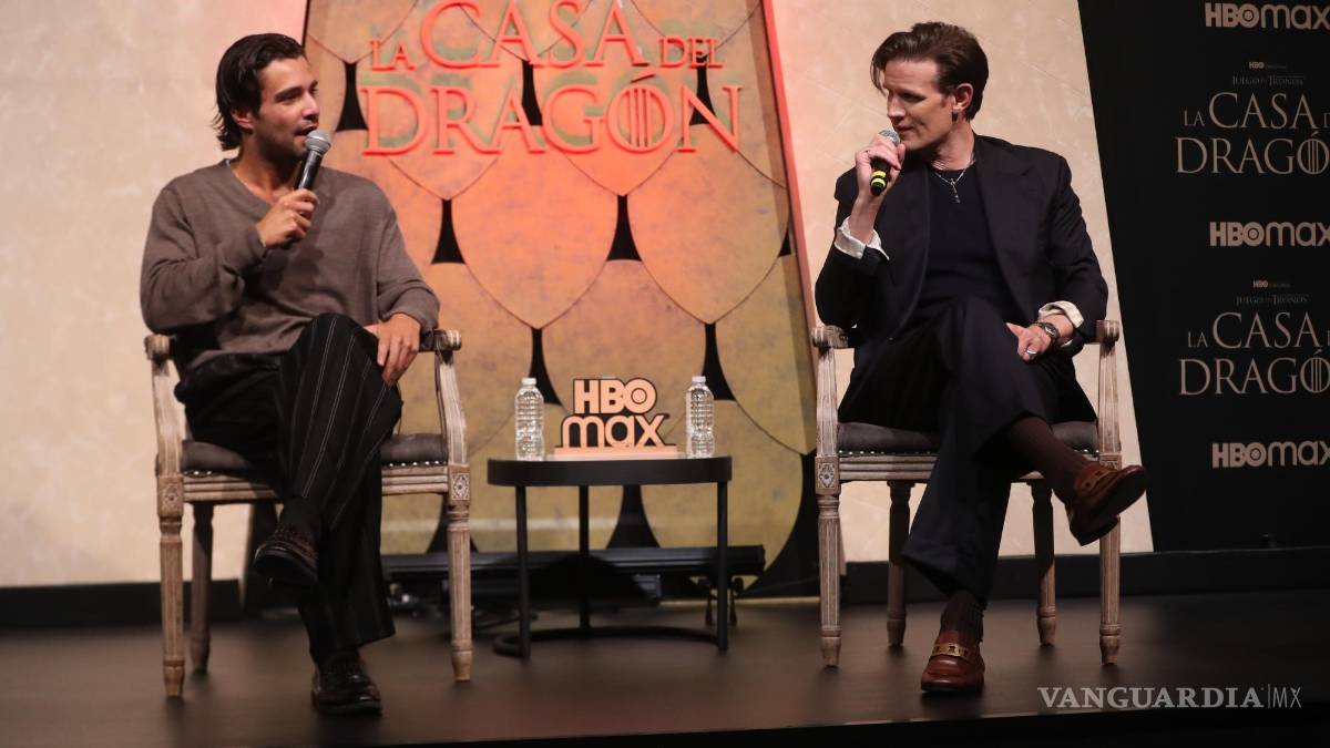 Matt Smith y Fabien Frankel promocionan “House of the Dragon” en CDMX