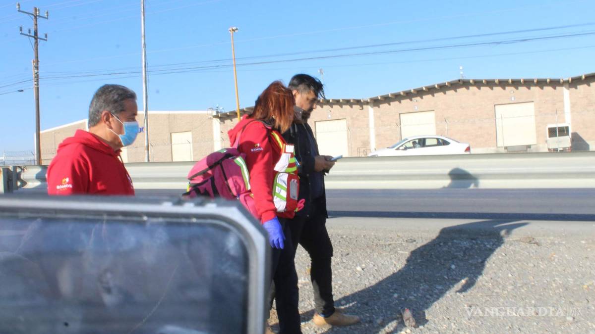 Trabajador de empacadora choca y sufre volcadura en Ramos Arizpe