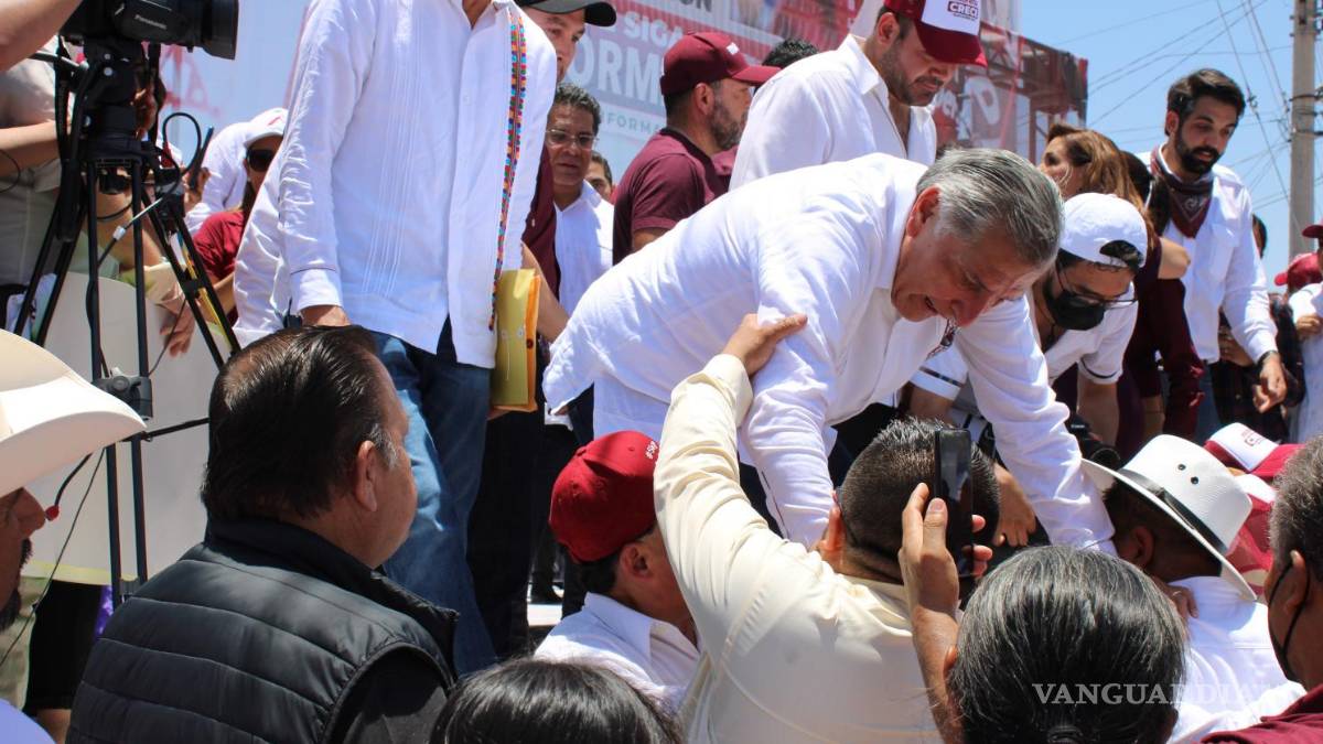 Sheinbaum, Monreal y Adán López miden su músculo presidenciable en Coahuila