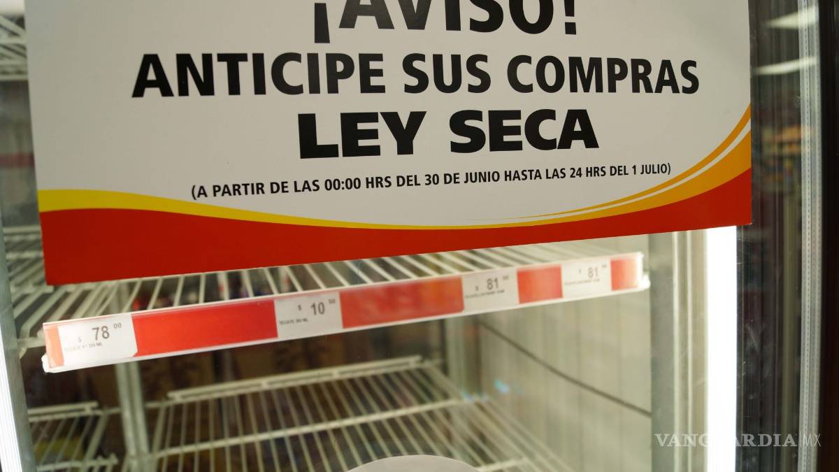 Coahuila tendrá dos días de Ley Seca por elecciones
