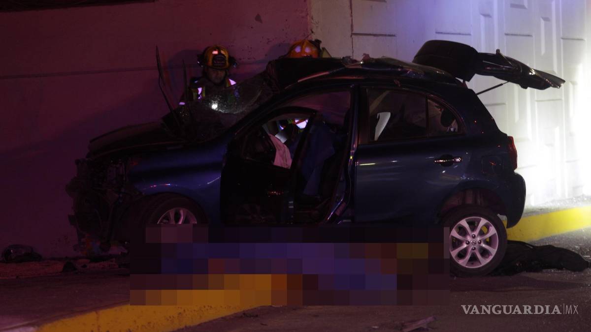 Padre e hijo pierden la vida al impactarse contra puente en V. Carranza