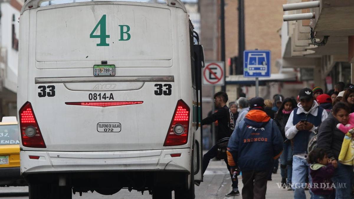 Tribunal desecha protesta contra alza a tarifas del transporte en Saltillo