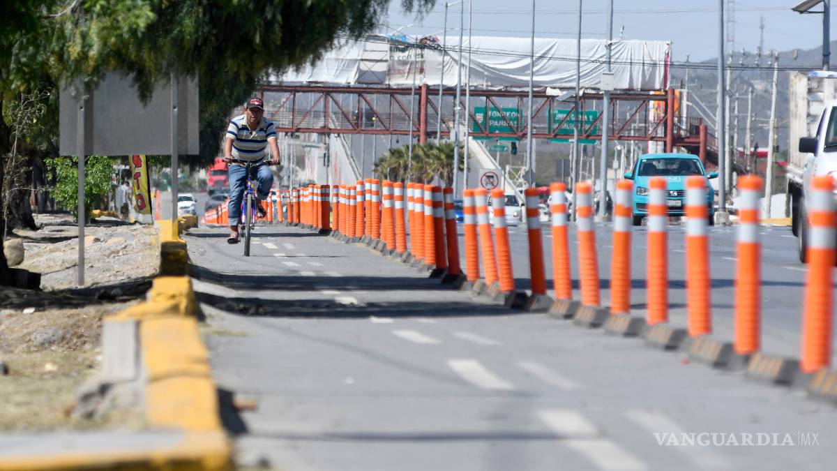 Rehabilitan en Saltillo tramo de 7 kilómetros de la Ciclovía