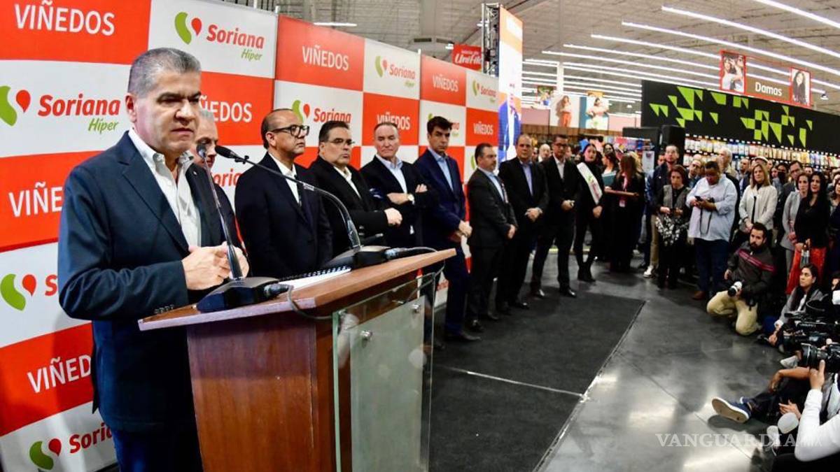 Inauguran Gobernador y Alcalde de Torreón, Soriana Híper Viñedos