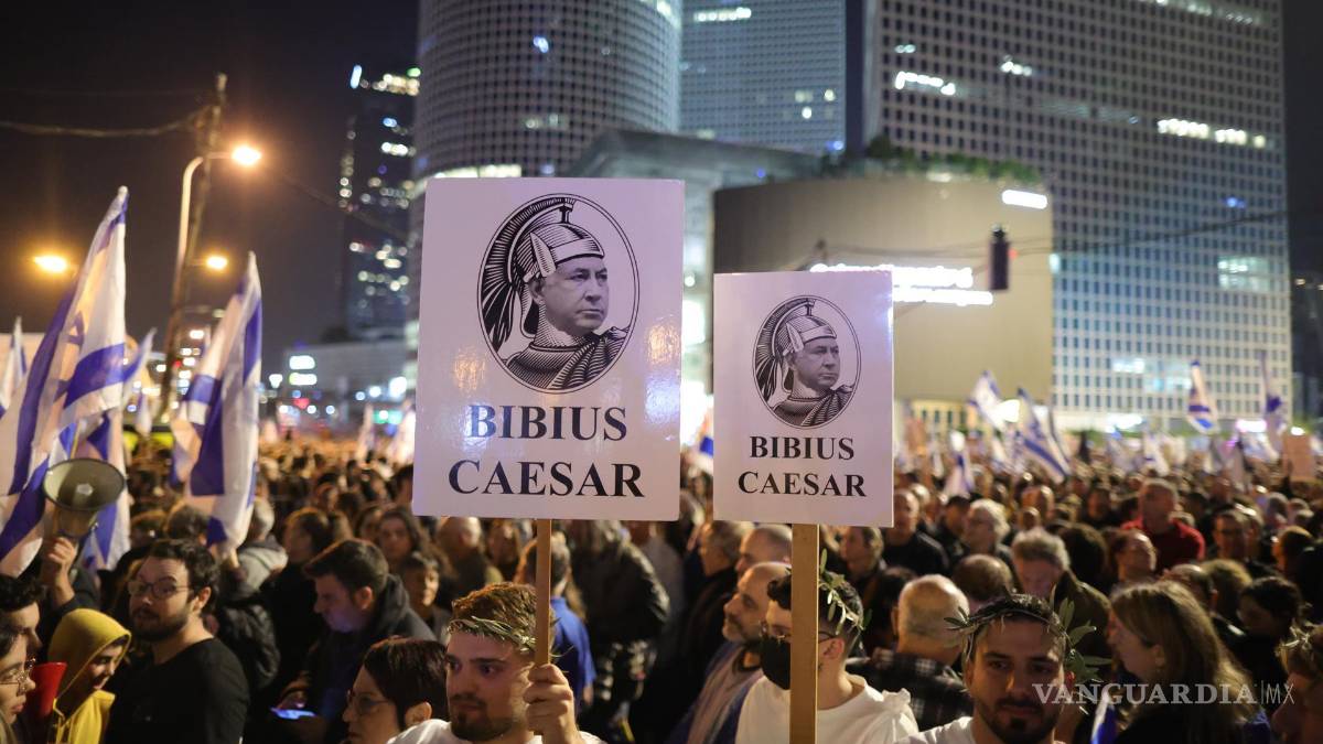 Miles de Israelíes protestan contra las de reformas al sistema judicial impulsadas por Benjamin Netanyahu