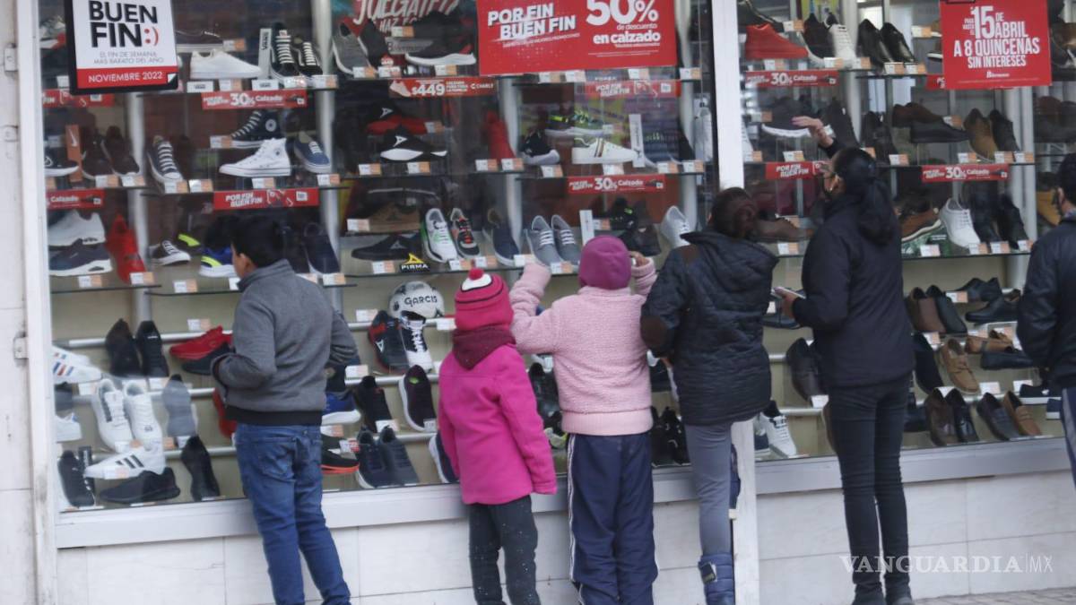 Ni frío detiene ventas del Buen Fin, Zona Centro de Saltillo reporta alza del 70%