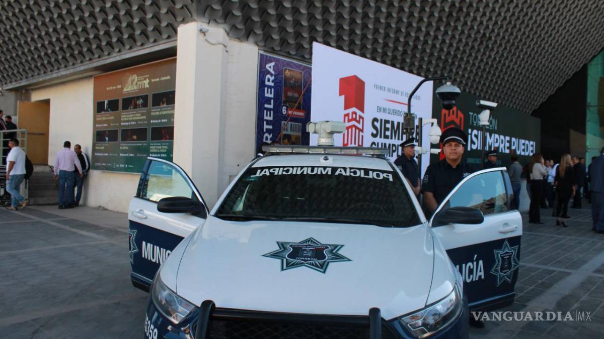 Empieza la instalación de cámaras inteligentes en patrullas de la Policía de Torreón