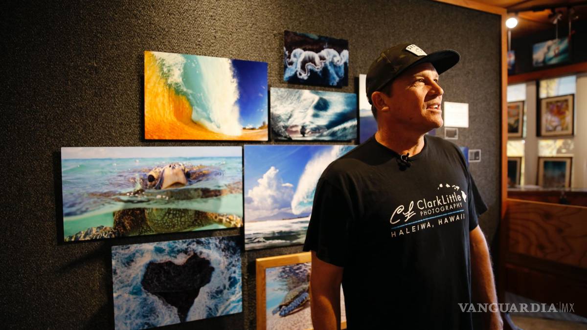 Clark Little encuentra el arte en las más poderosas y peligrosas olas en el mundo