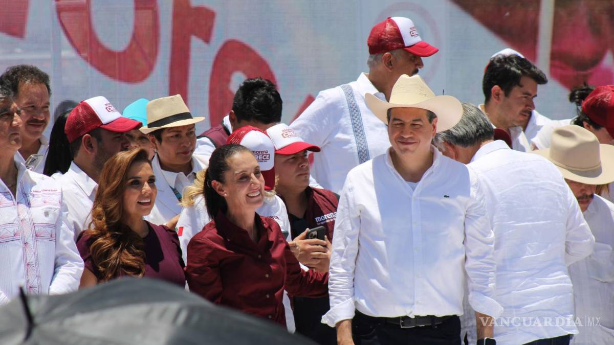 Sheinbaum, Monreal y Adán López miden su músculo presidenciable en Coahuila