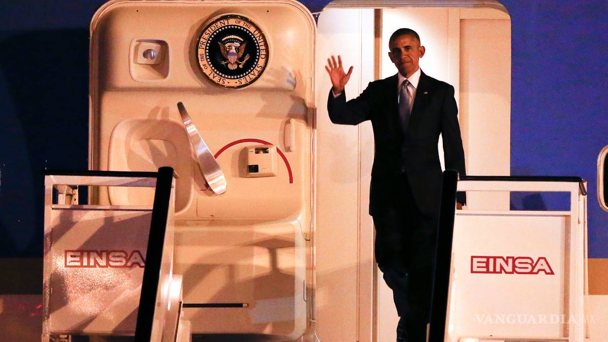 Barack Obama arriba a Madrid en breve visita