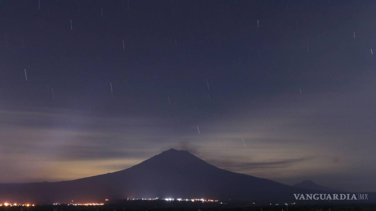 Asombrosas imágenes de la actividad del volcán Popocatépetl