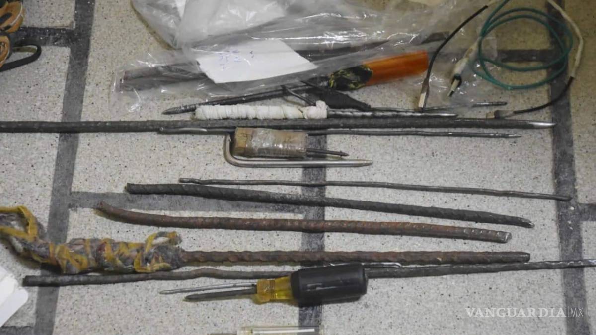 Decomisan droga y armas hechizas en incursión al Cereso 1 Norte de Nuevo León