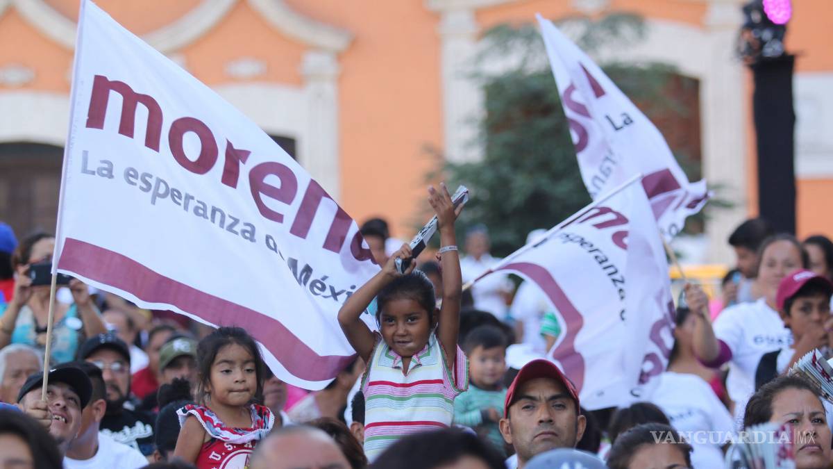 Anhela Morena ser la primera fuerza