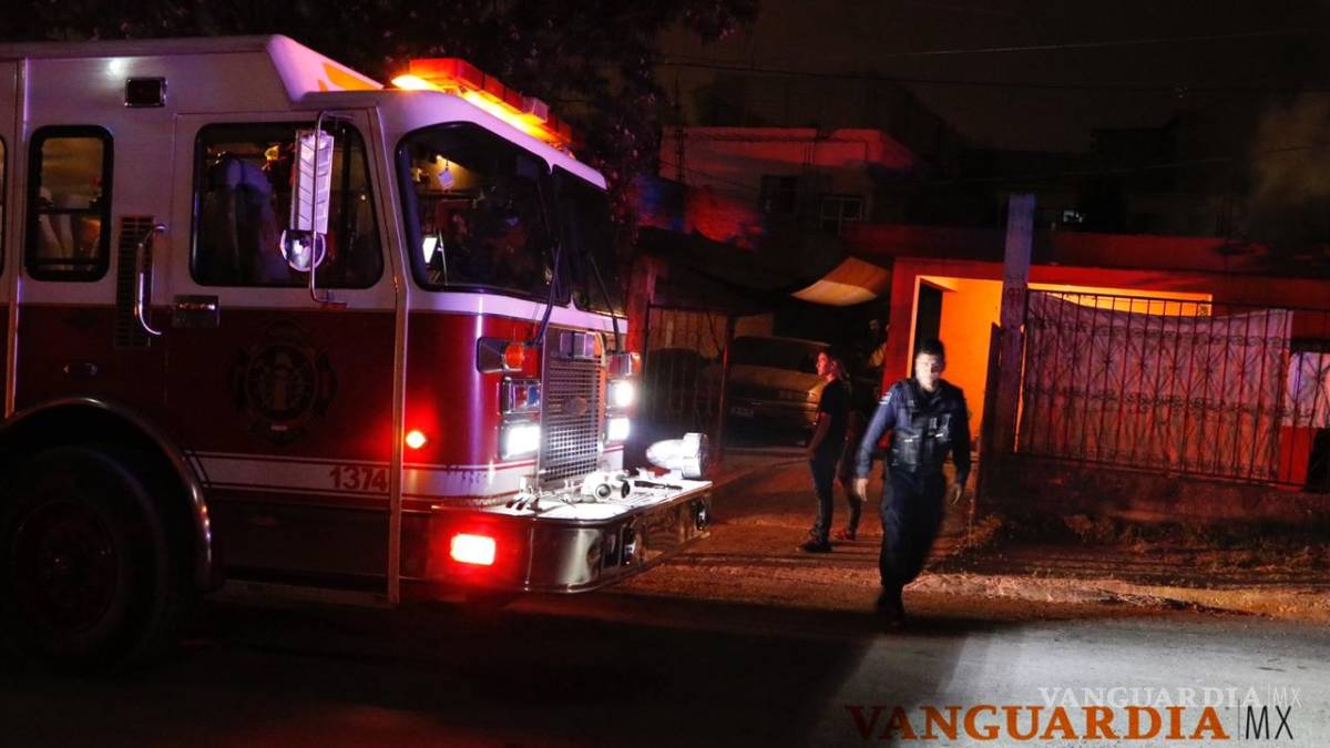 Se incendia tejaban en Saltillo
