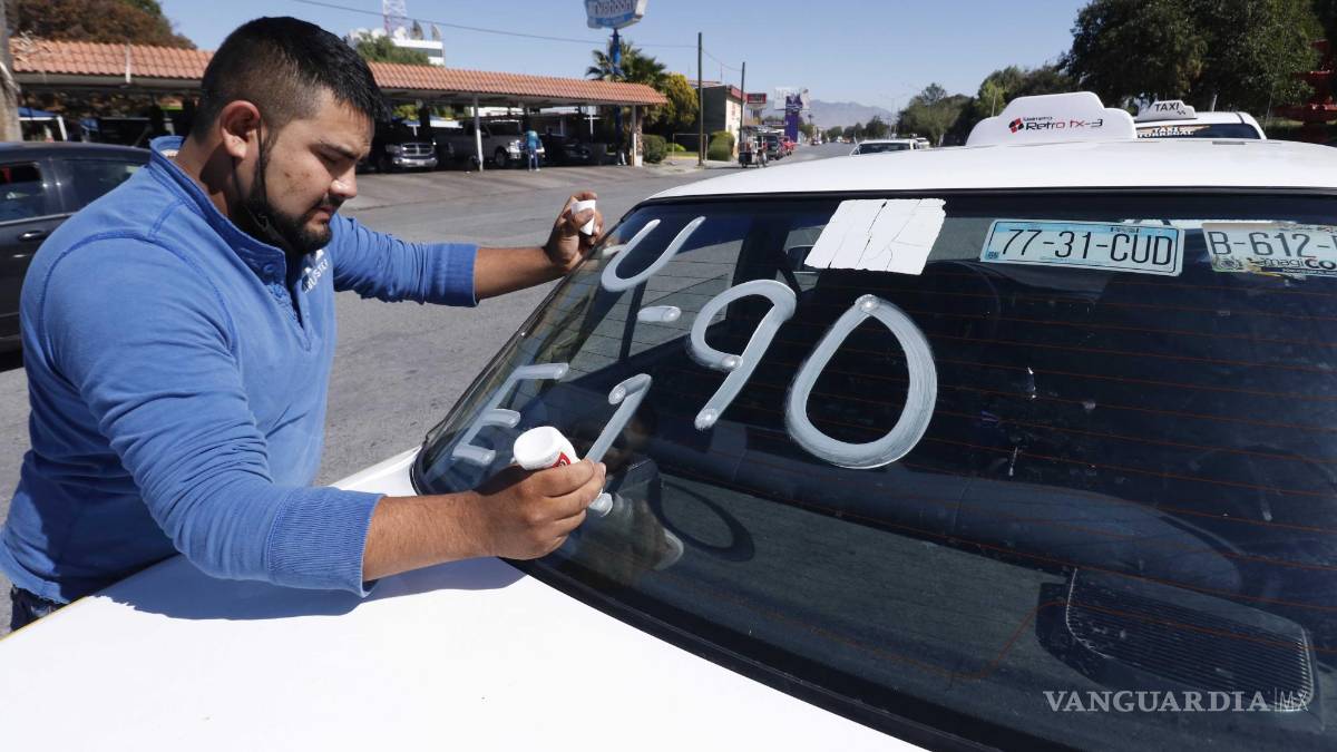 Por asesinato de colega, piden taxistas de Saltillo mayor seguridad para laborar durante la noche