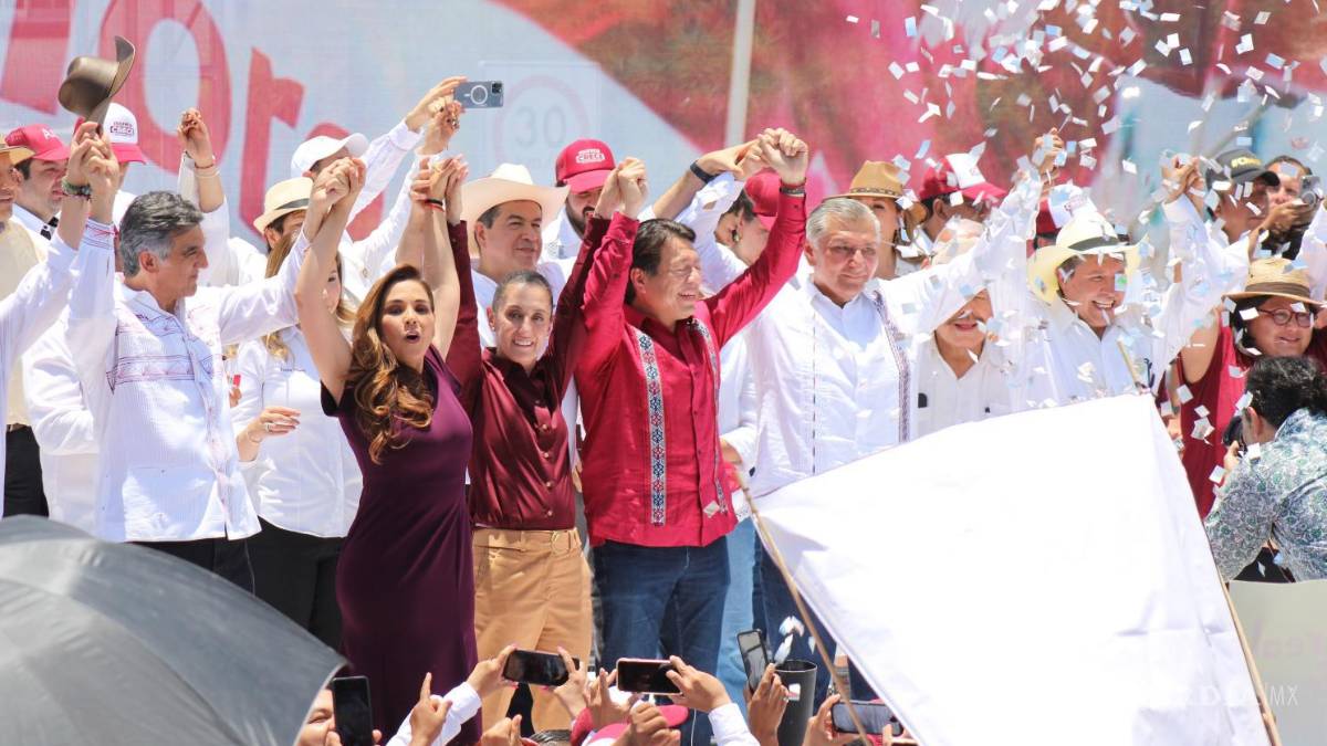 Sheinbaum, Monreal y Adán López miden su músculo presidenciable en Coahuila