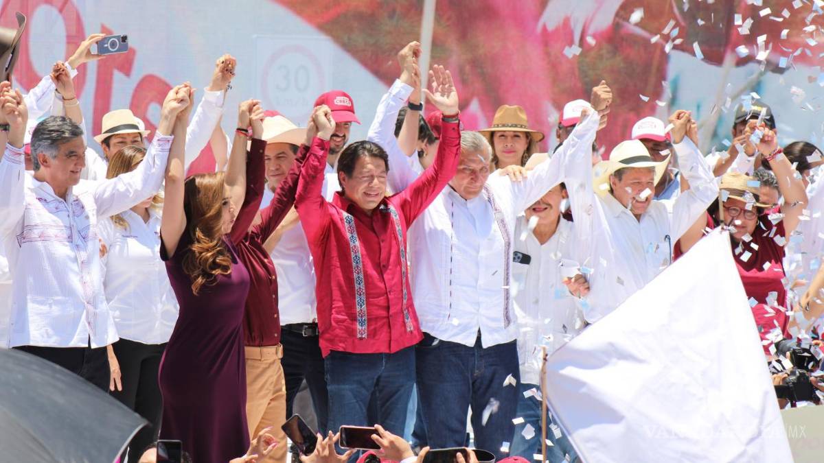 Sheinbaum, Monreal y Adán López miden su músculo presidenciable en Coahuila