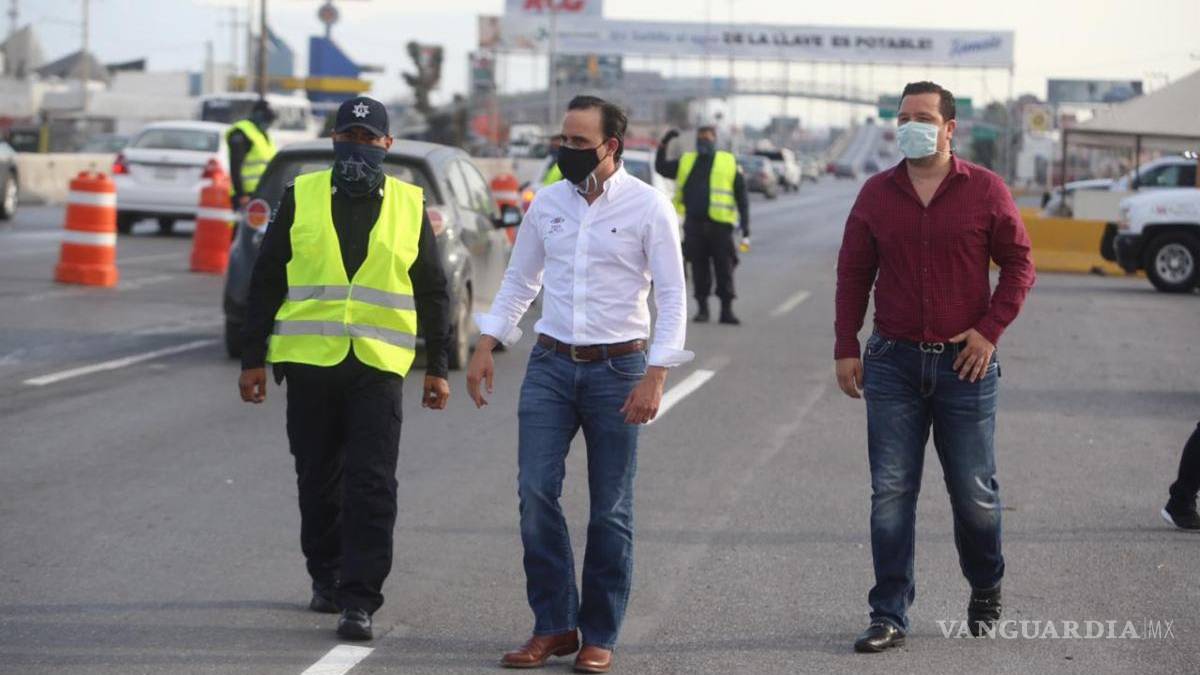 Supervisa Alcalde de Saltillo filtros de vigilancia contra coronavirus