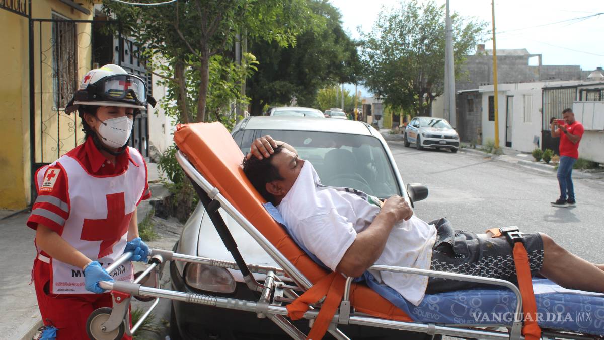 Saltillo: Hombre se lesiona con un taladro mientras realizaba reparaciones en su casa