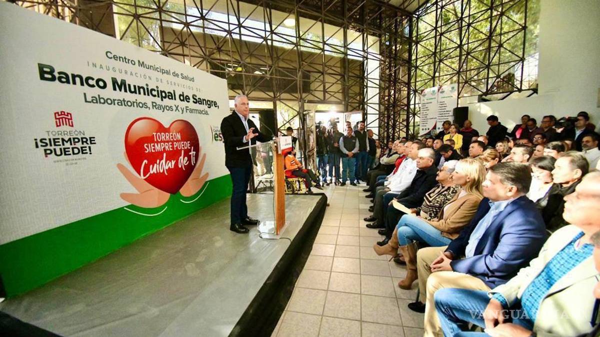 Riquelme y Cepeda González ponen en operación nuevo banco de sangre en Torreón