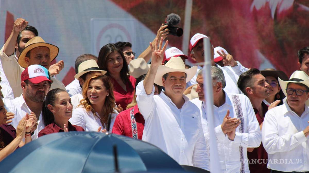 Sheinbaum, Monreal y Adán López miden su músculo presidenciable en Coahuila