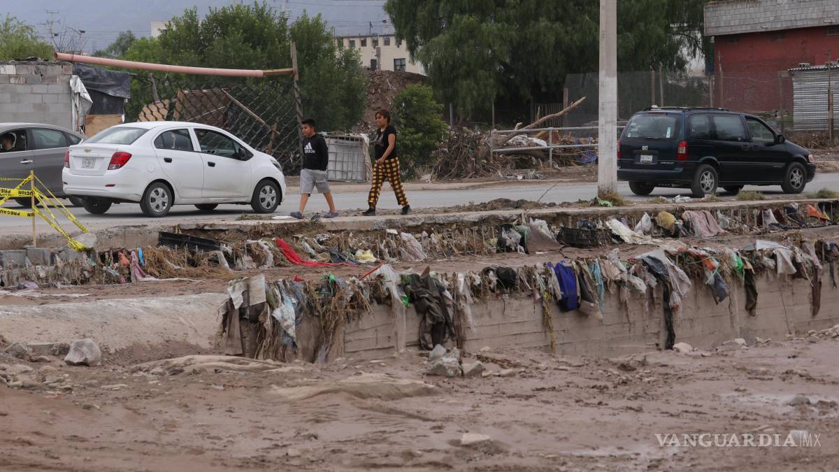 Saltillo: Tras inundaciones, pide Alcalde no arrojar desechos en arroyos