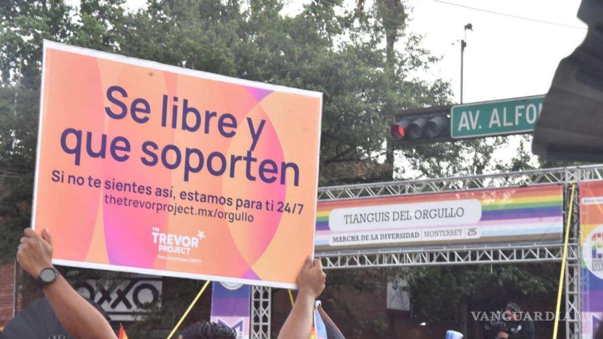 Llenan de colores a Monterrey con la celebración de la 25 Marcha de la Diversidad