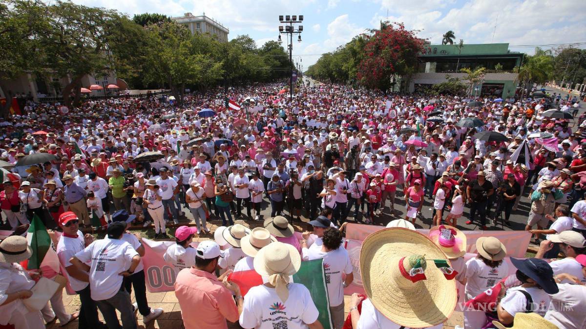 Así toman las calles y plazas miles de mexicanos para defender al INE (Fotos)