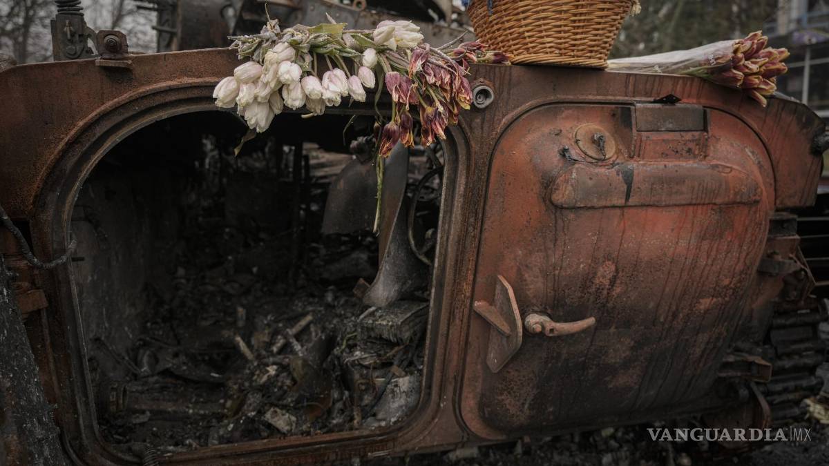 Restos de los combates, un reflejo de la infame guerra en Ucrania