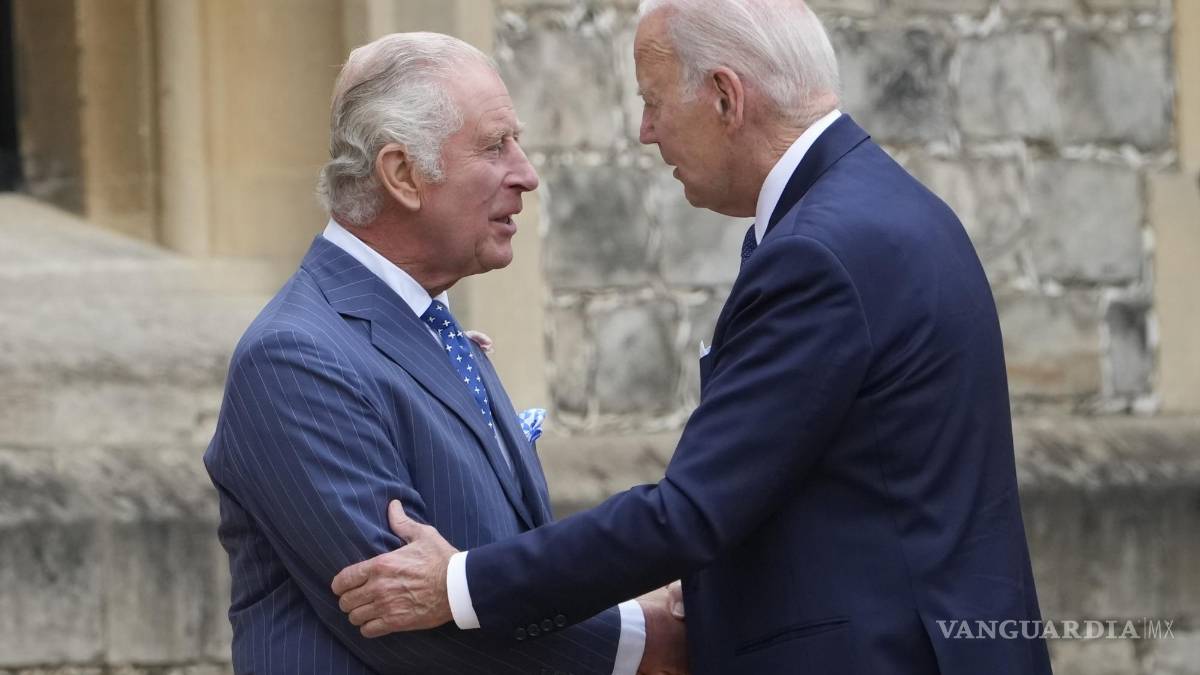 Biden aborda con Sunak la guerra en Ucrania y la crisis climática con Carlos III en su visita a Londres