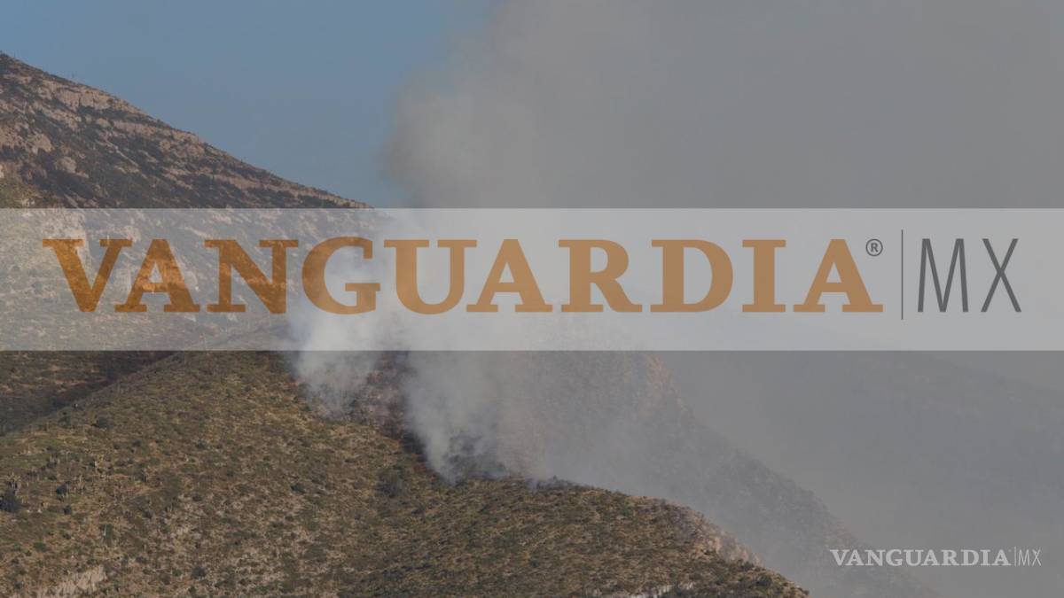 Reportan incendio forestal fuera de control sobre carretera 57 en Arteaga