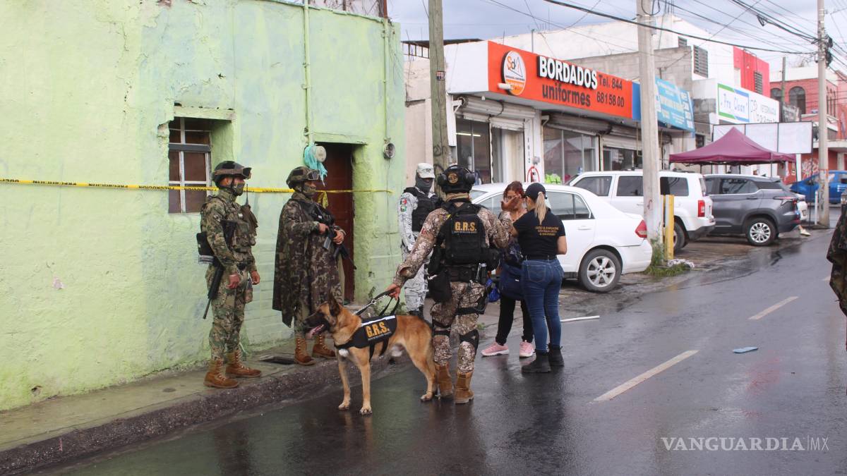 Catean dos casas en el Centro de Saltillo; detienen a presunto narcomenudista