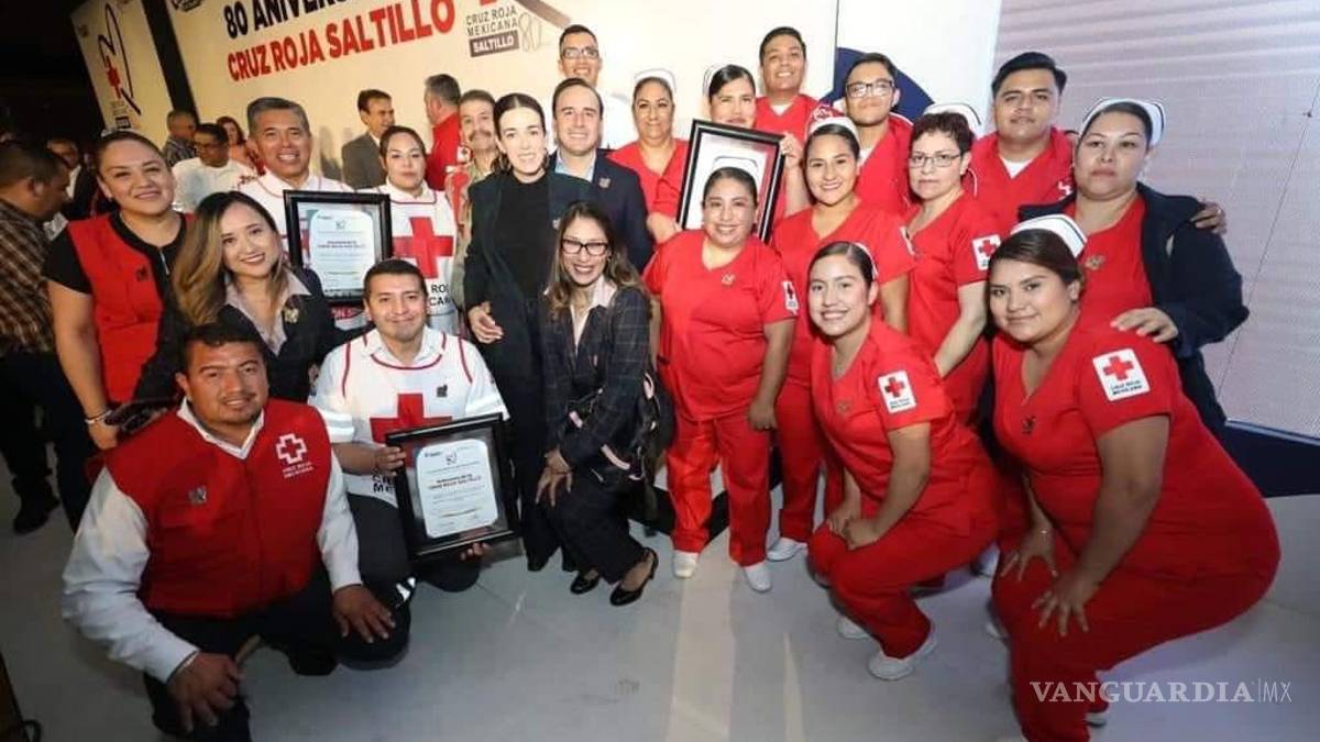 Saltillo: Celebra la Cruz Roja cumplir 80 años dando servicio de calidad a la comunidad