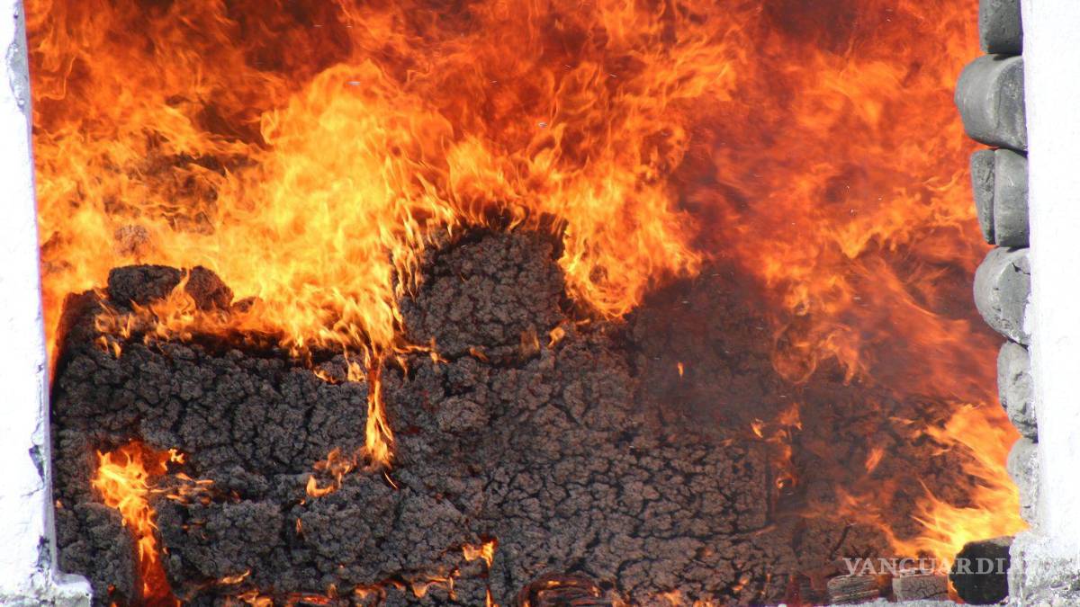 Incineran en Nuevo León más de dos toneladas de droga, incluido clonazepam