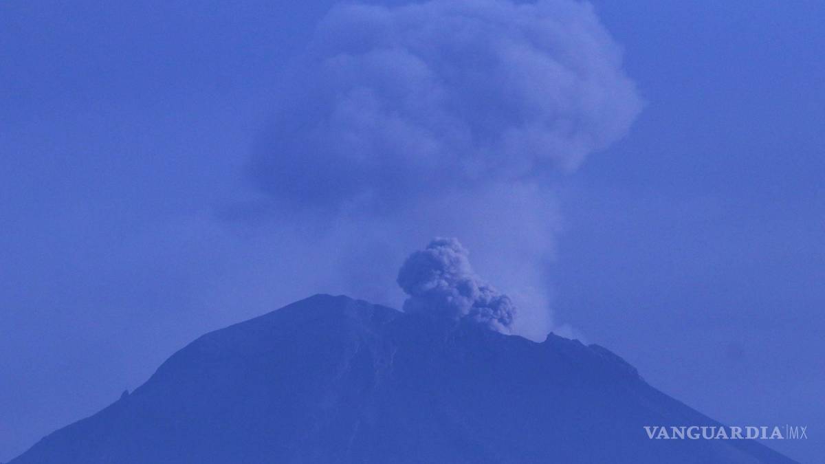 Asombrosas imágenes de la actividad del volcán Popocatépetl