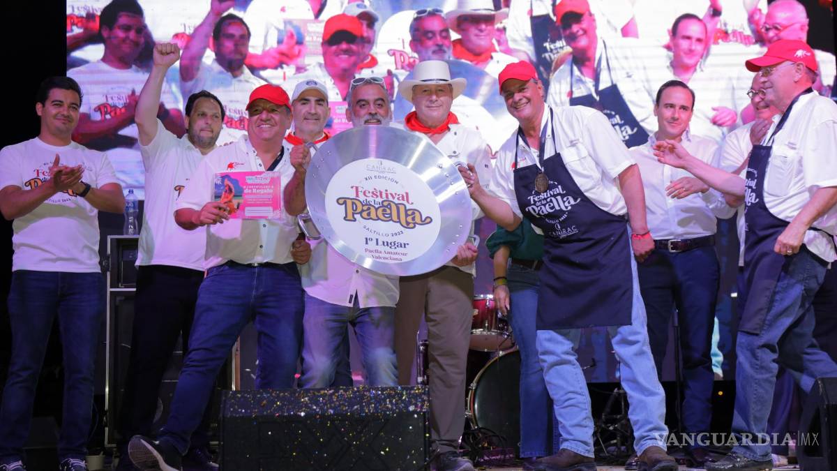Premian a los ganadores del Festival de la Paella Saltillo 2022