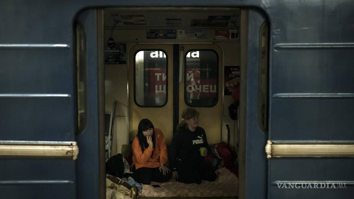 Vagones del metro se convierten en el hogar de ucranianos