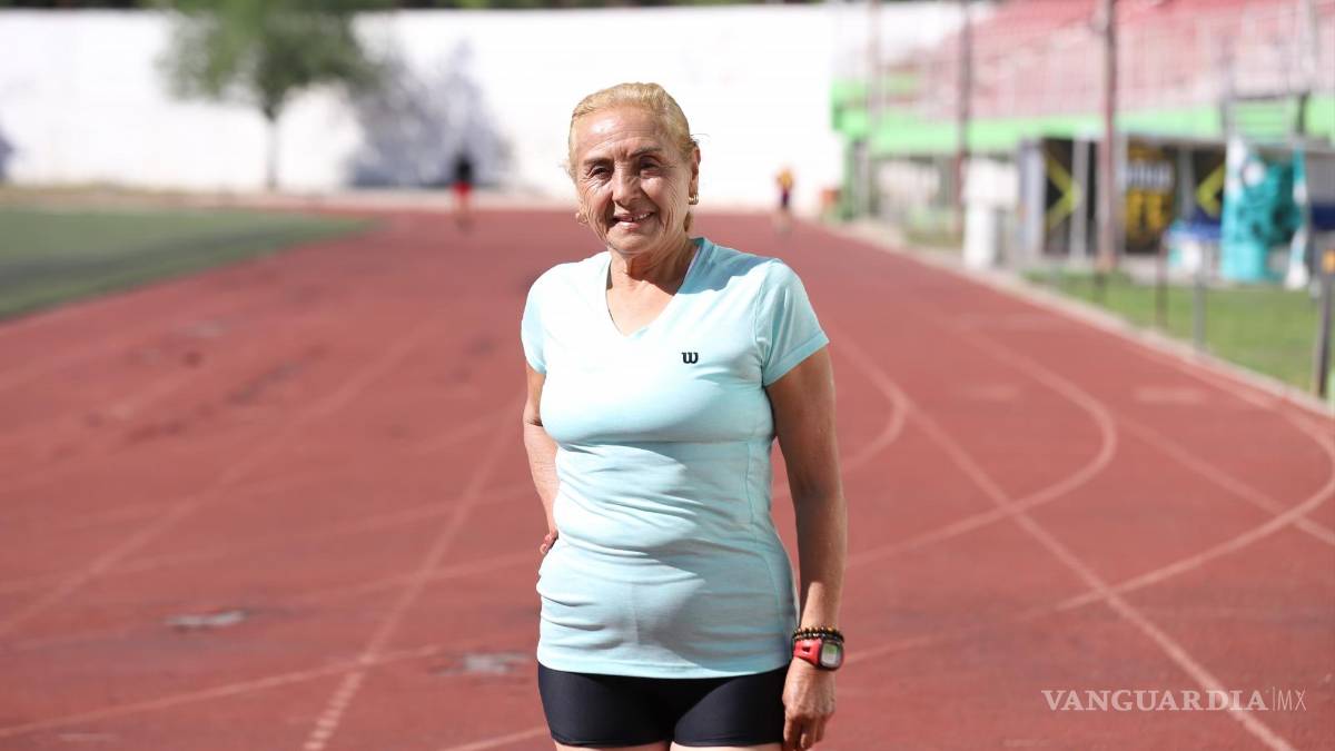 La atleta de 75 años que entrena en Saltillo y compite por México
