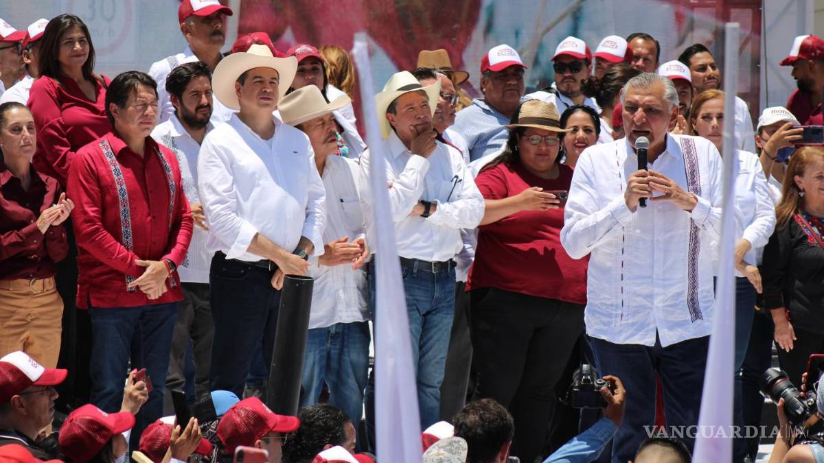 Sheinbaum, Monreal y Adán López miden su músculo presidenciable en Coahuila