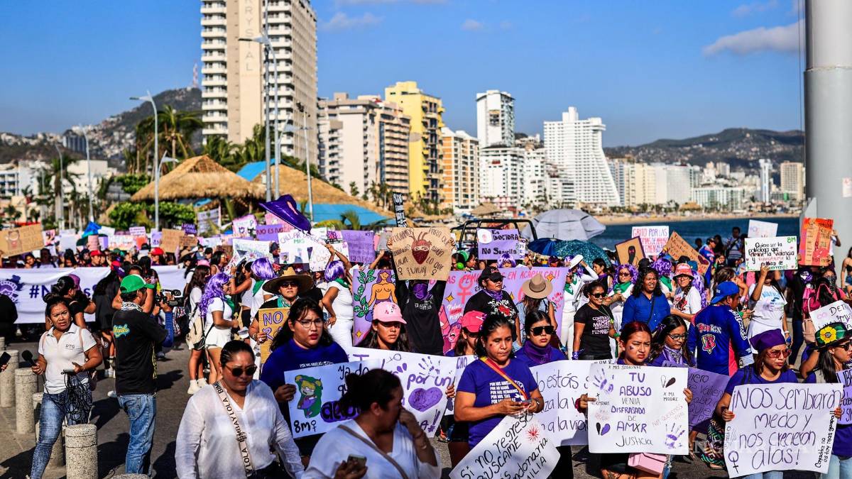 8M: de norte a sur, mexicanas protestan entre violencia y elecciones (fotos)