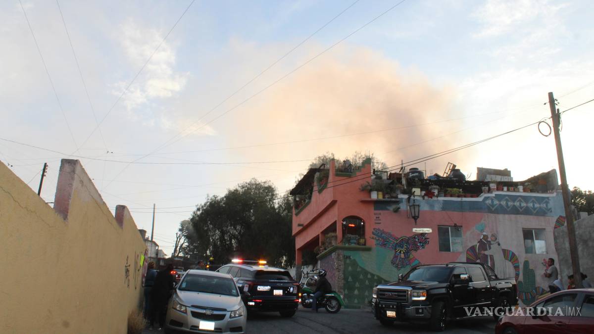 Incendian casa en Águila de Oro, en Saltillo; identifican a los responsables
