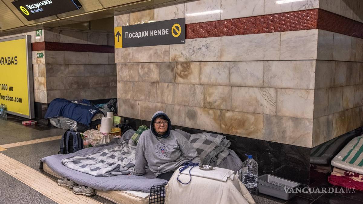Vagones del metro se convierten en el hogar de ucranianos
